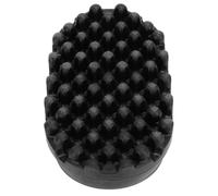 Fdit Peigne à Cheveux Bouclés en Caoutchouc, pour Dreadlocks et Boucles, Forme Ovale, Antidérapant, Outil de Coiffage pour Maison et Salon