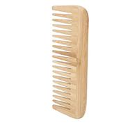 Fdit Peigne de Bambou à Dents Larges, Peigne à Cheveux de Structure Flexible pour un Style Simple pour les Cheveux d'humidité des Femmes - Carefare