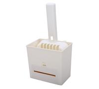 Fdit Pelle à Litière pour Chat, Multifonction Amovible à Long Manche, Ensemble de Pelle à Litière pour Chaton, Lève-crottes avec Support pour Le Nettoyage des Chats (White)