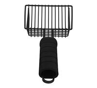 Fdit Pelle à Litière pour Chat, Tamis, Pelle en Métal Robuste à Long Manche, Poignée Ergonomique, Antirouille, Conception de Filtre Creux, Facile à Nettoyer pour Le Nettoyage de la (Moyen)