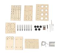 Fdit Pelle Hydraulique en Bois Bricolage, Modèle de Stimulation éducative Détachable pour Bois Composite Sûr