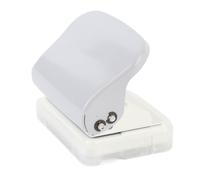 Fdit Perforateur de Papier à 5 Trous, Compact, Portable, Durable, pour la Maison et le Bureau, Matériau en Fer ABS, 1 unité (GRAY)
