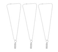 Fdit Petit Porte-Capsules Portable en Acier Inoxydable, étui étanche et Hermétique pour Les Voyages en Plein Air, Bouteille de Capsule d'urgence Compacte, Porte-clés et Chaîne, Design Minimaliste