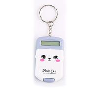 Fdit Petite Calculatrice, Mini Calculatrice Portable avec Symboles de Fonctionnement de Base, Design Mignon, Batterie Intégrée pour Un Usage Quotidien des étudiants, Fournitures (Grey)