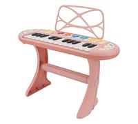Fdit Piano électronique pour 24 touches, haut-parleur stéréo, clavier éducatif, contrôle du volume réglable, jouet musical interactif pour adultes