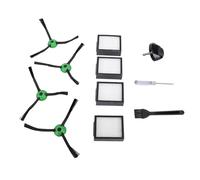 Fdit Pièces de Rechange pour Aspirateur, Ensemble de Filtres et de Brosses Efficaces pour J7, Adaptés pour E5 E6 i3+ Plus, Matériau Sûr, Accessoires pour I7 i6+ pour un Usage Domestique