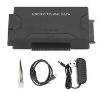 Fdit Pilote de disque dur HDD 2 Convertisseur USB 3.0 vers IDE SATA Kit adaptateur de disque dur externe Câble 2,5 pouces 3,5