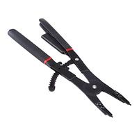 Fdit Pince à Circlips Universelle en Acier Robuste de 16 Pouces, Ensemble D'outils avec 12 Embouts de Rechange, pour Atelier de Réparation Automobile