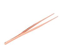 Fdit Pince à épiler de Cuisine, Pince de Cuisson en Acier Inoxydable à Pointe Dentelée, Alimentaire avec Poignée Ergonomique pour la Cuisson en Cuisine à Domicile (Or Rose)