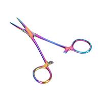 Fdit Pince à épiler pour Chien, Pince Hémostatique pour Une épilation et Un Nettoyage en Douceur des Poils des Oreilles, Légère et Colorée, 14cm