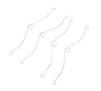 Fdit Pince à Ressort de Grille, Maille de Protection Durable pour Couvercle de Ventilateur de Ventilation, Ensemble de 4 Clips pour Couvercle de Ventilateur de Salle de Bain, Matériau en Fer