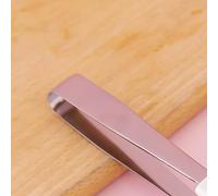 Fdit Pince de Cuisine, Petite Pince à Nourriture en Acier Inoxydable Patte de Chat avec Poignée Antidérapante pour Salade Barbecue Légumes, Usage Domestique (M 25,5 cm/10,04 pouces de diamètre))