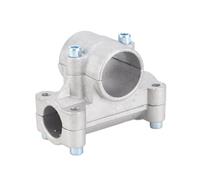 Fdit Pince de Support de Poignée pour Débroussailleuse, Diamètre de Tube de 28 Mm, Support de Guidon en Alliage D'aluminium avec Boulons de Montage, Fixation de (Support de fixation en croix (26, 19))