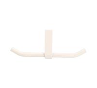 Fdit Pince sur le Cintre de Sac à Dos de Bureau en Acier au Carbone, Crochet de Sac à Main en Forme de T avec Conception Horizontale pour Table D'étude de Bureau en Classe (WHITE)