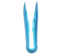 Fdit Pinces à Pain en Plastique 3 Pièces, Pinces de Cuisine Multifonctions à Pointe en Silicone avec Poignées Ergonomiques pour la Boulangerie à Domicile et le Camping (BLUE)