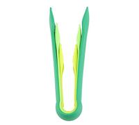 Fdit Pinces à Pain en Plastique 3 Pièces, Pinces de Cuisine Multifonctions à Pointe en Silicone avec Poignées Ergonomiques pour la Boulangerie à Domicile et le Camping (GREEN)