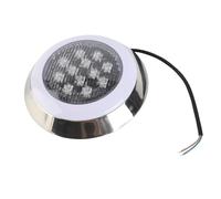 Fdit Piscine Fixée au Mur sous-Marine de Source de la Lumière LED Submersible de Piscine de Lumière Chaude de 12W 12V, Matériel D'ABS