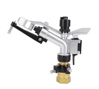 Fdit Pistolet à Impact D'irrigation Arroseur en Alliage de Zinc Économie d'eau Interface G1 Rotative Automatique pour L'arrosage des Vergers Parterres de Fleurs 1 X Pistolet 4 X Accessoires