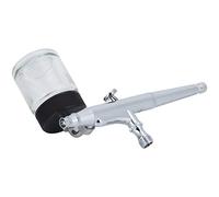 Fdit Pistolet Pulvérisateur à Alimentation par gravité Aérographe Double Action Pistolet Pulvérisateur Double Action avec Aiguilles de 0,2 Mm 0,3 Mm 0,5 Tasse de 20 Ml pour