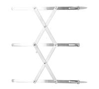 Fdit pizza à Plusieurs Roues, Outil de de Pain de Pâtisserie Réglable en Acier Inoxydable avec Dispositif de Verrouillage, pour Cuisine, Restaurant, Hôtel, Fête (Découpe de pizza à trois roues)