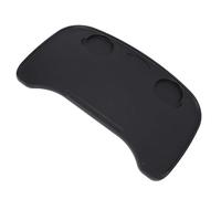 Fdit Planche à Genoux épaisse pour Fauteuil Roulant, Aide à L'alimentation Facile à Nettoyer pour Les Personnes âgées à la Maison, Planche de Table à Manger Portable (Black)