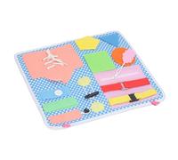 Fdit Planche Sensorielle à Boucle, Jouet de Développement de la dextérité, Design adapté aux Bébés, Confortable et Durable