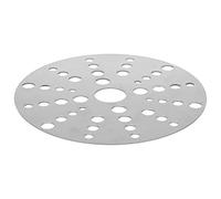 Fdit Plaque de Diffusion de Chaleur, Disque Convertisseur de Table de Cuisson à Induction en Acier Inoxydable pour une Répartition Uniforme de la Chaleur, avec (Diamètre 18cm/7.1in)