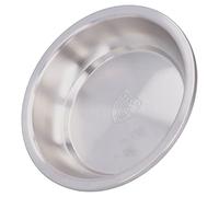 Fdit Plaque en Acier Inoxydable, Design Poli Miroir Incassable, Empilable pour un Rangement Peu Encombrant, Adaptée pour une Utilisation à la Maison, en Extérieur et en (Assiette creuse Lizi 304 :