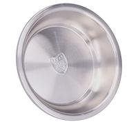 Fdit Plaque en Acier Inoxydable, Design Poli Miroir Incassable, Empilable pour un Rangement Peu Encombrant, Adaptée pour une Utilisation à la Maison, en Extérieur et en (Assiette creuse Lizi 304 :