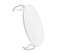 Fdit Plateau Chauffant pour ondes, Support de Cuisson à la Vapeur Compact avec Espace de Rangement Supplémentaire, pour L'organisation des Aliments dans la Cuisine et les Bouteilles