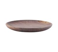 Fdit Plateau Décoratif Rond, Assiette de Service Naturelle pour la