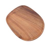 Fdit Plateau en Bois de Noyer Irrégulier, Assiette à Apéritif élégante