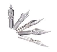 Fdit Plumes de Stylo à Tremper, Pointes de Dessin de Bande Dessinée Flexibles pour le Lettrage à la Main et la Calligraphie, avec Pointe en Métal pour L'écriture de Journaux de Scrapbooking et les