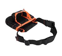 Fdit Pochette à Outils à 8 Poches, Pochette de Rangement Utilitaire, Sac de Taille Réglable et Portable pour les Outils de Quincaillerie pour les Encadreurs, les Constructeurs, (bord jaune noir)