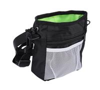 Fdit Pochette de Friandises pour Dressage de Chiens, Pochette de Dressage pour Animaux de Compagnie, Distributeur de Sacs à Excréments avec Sac en Filet pour Les Promenades en Plein (Black)