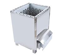 Fdit Poêle de Sauna triphasé 380V, Construction en Acier Inoxydable avec Commande Mécanique pour équipement de Sauna, 10.5KW 12KW 15KW 18KW (15KW)