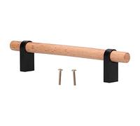 Fdit Poignée de Porte Matériel en Pin Armoire Armoire Meubles Tiroir Européen Poignée de Porte Nordique pour Poignées de Tiroir en Pin en Alliage d'aluminium Simple Moderne (128