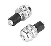 Fdit Poignées de Moto Les Poignées Confortables Influencent Les Extrémités des Vélos à Moto avec un Salaire élevé pour une Installation Facile, Adaptée au Volant de 22 Mm (SILVER)