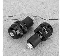 Fdit Poignées de Moto Les Poignées Confortables Influencent Les Extrémités des Vélos à Moto avec un Salaire élevé pour une Installation Facile, Adaptée au Volant de 22 Mm (BLACK)