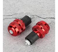 Fdit Poignées de Moto Les Poignées Confortables Influencent Les Extrémités des Vélos à Moto avec un Salaire élevé pour une Installation Facile, Adaptée au Volant de 22 Mm (rouge)
