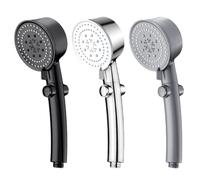 Fdit Pommeau de Douche à Main Haute Pression avec 6 Modes de Pulvérisation, Pomme de Douche à Main Détachable, turbocompressé, Arrêt D'eau à une Touche pour les Soins des Animaux de (Fusil)