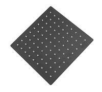 Fdit Pommeau de Douche carré en Acier Inoxydable, Grande Pomme de Douche de Salle de Bain à Montage au Plafond avec Buses Rotatives et Conception Antirouille, pour le Bain des Enfants