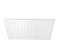 Fdit Pommeau de Douche LED en Acier Inoxydable avec 140 Buses en Silicone et 3 Changements de Couleur Selon la Température pour Raccords Standard G1/2