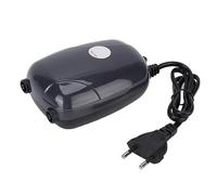 Fdit Pompe à Air D'aquarium, Pompe à Oxygène à Faible Bruit avec Tuyau en Pierre à Air et Vanne D'arrêt, pour L'oxygénation D'aquarium (Double Trou)