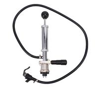 Fdit Pompe à Bière, Kit de Pompe Manuelle de Robinet de Fût en Acier | Pression Stable Débit Continu sans Obstruction sans Fuite sans Alimentation Régulateur de Gaz pour Fêtes Mariages