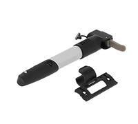 Fdit Pompe à Vélo, Mini Gonfleur Portable pour Pneus de Vélo avec Double Sortie d'air et Pistons Lisses, pour Valves AV et FV, Vélos de Route et VTT