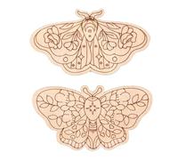 Fdit Porte-aiguille, avec 2 Aimants Puissants pour Point de Croix (Hêtre 3) | Bois de Hêtre, épaisseur 3 Mm, pour Broderie Tricot Couture