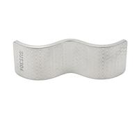 Fdit Porte-Baguettes, Support de Baguettes élégant Antiadhésif à Double Usage en Acier Inoxydable avec Lisse, pour Cuillère, Fourchette et Table à Manger (SILVER)