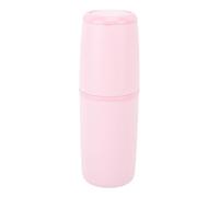 Fdit Porte-Brosse à Dents de Voyage Polyvalent. Porte-Dentifrice élégant pour Une Protection Hygiénique - Design Léger et Compact (Pink)