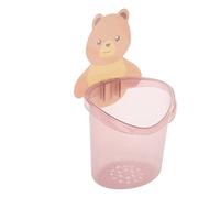 Fdit Porte-Brosse à Dents Mural pour Salle de Bain, Boîte de Rangement pour Dentifrice avec Ruban Adhésif Double Face Imperméable Super Résistant, pour Mur de Salle de Bain, sans (Pink)